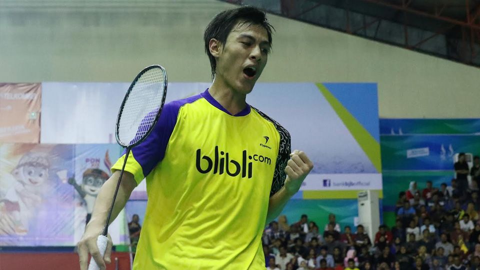 Shesar Hiren Rhustavito yang mulai menunjukkan perfoma stabil terutama di turnamen Chinese Taipei Open 2019 membuatnya diganjar 'hadiah' menarik dari PBSI. Copyright: © Humas PBSI